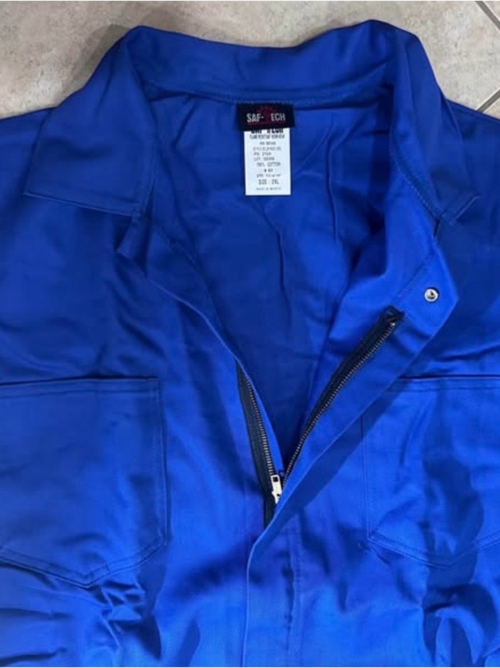 Saf-Tech Ultrasoft Coverall FR Flame Resistant Workwear 2XL